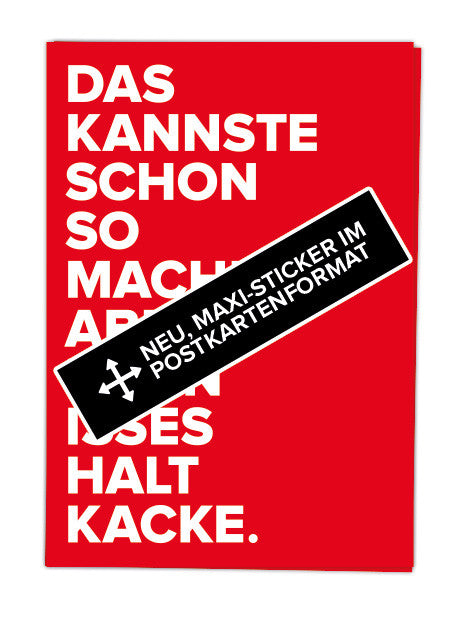 5 KANNSTEMACHEN Maxi-Sticker